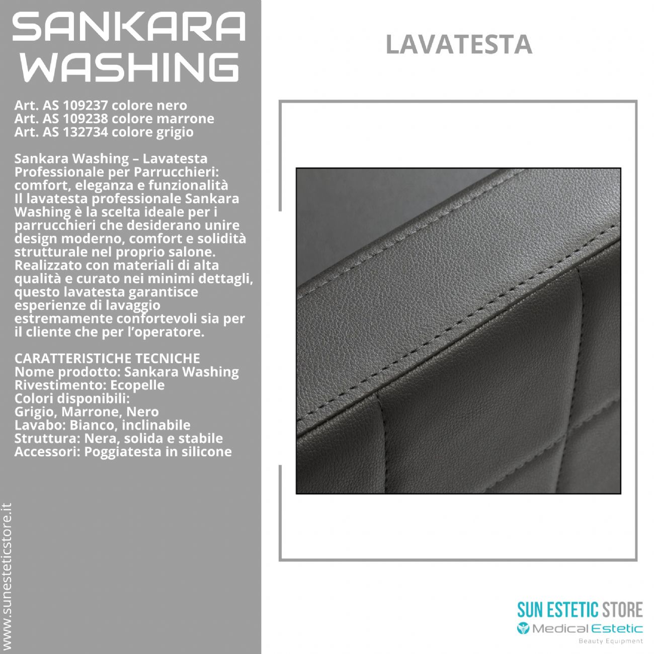 Sankara washing lavatesta parrucchiere