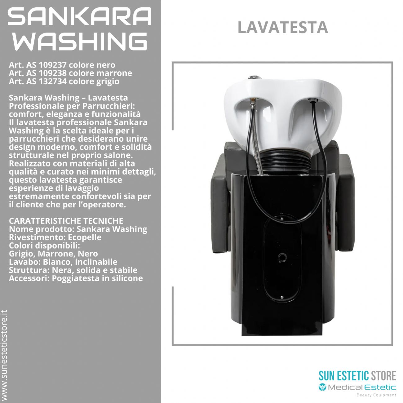 Sankara washing lavatesta parrucchiere