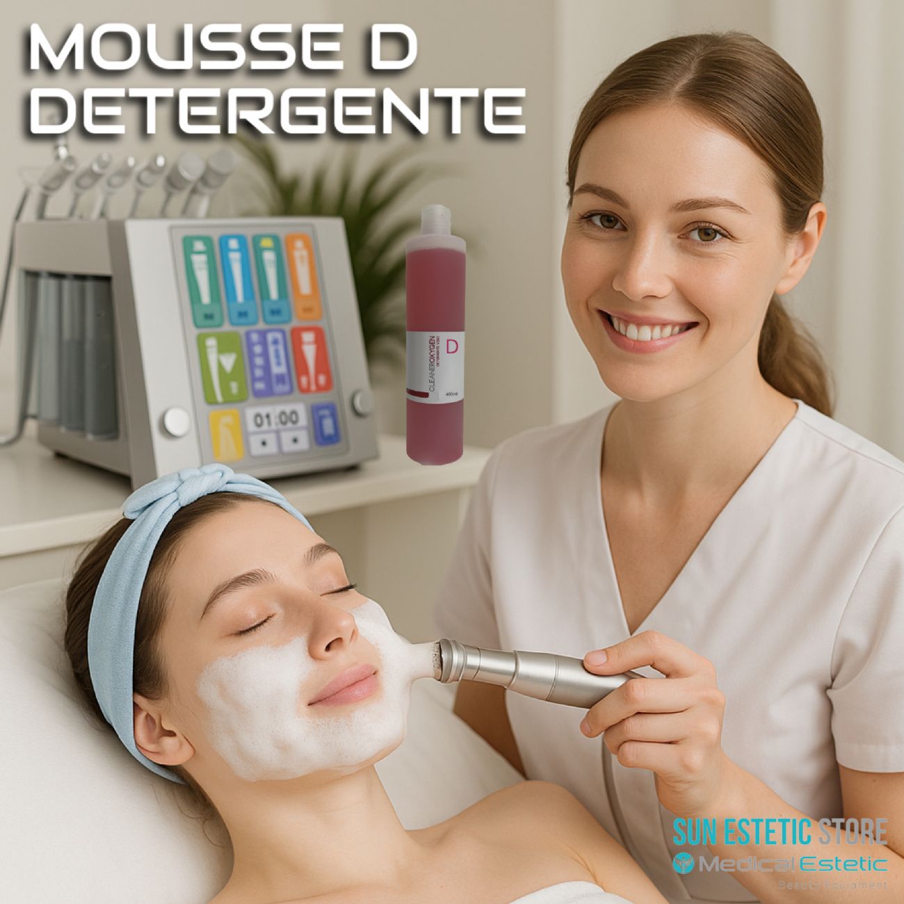 Hydra Visage D mousse detergente schiumogena viso – Rosso