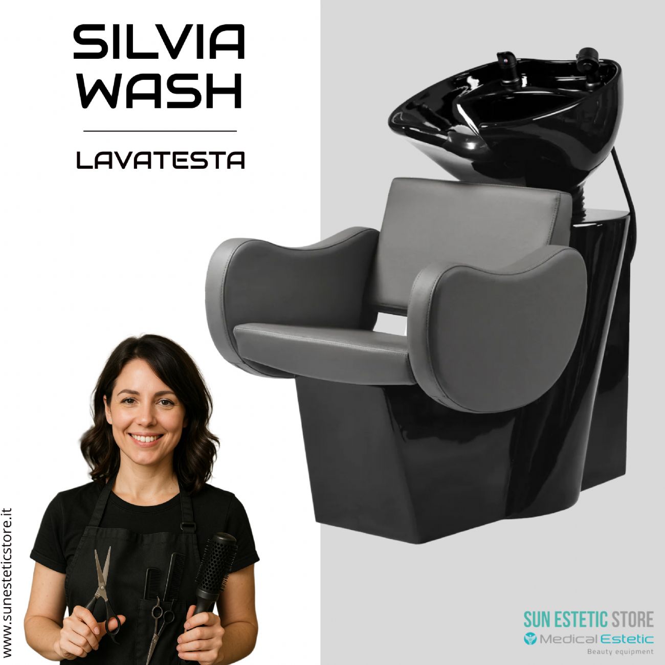 Silvia Wash lavatesta dal design moderno