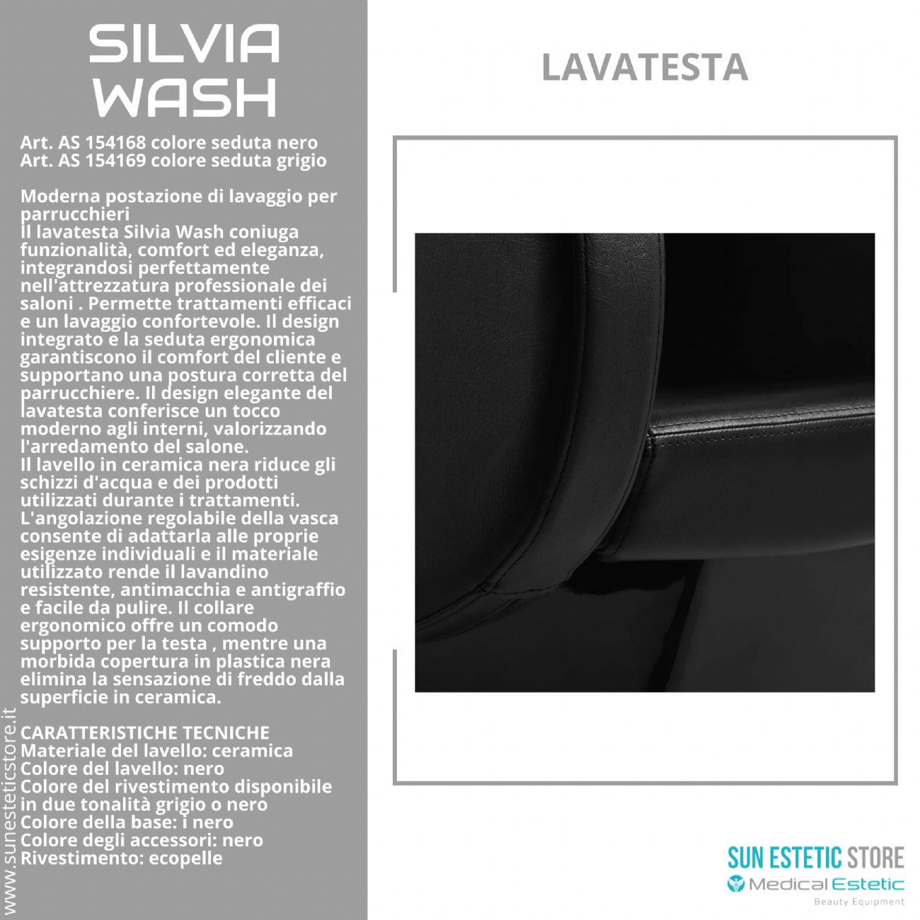Silvia Wash lavatesta dal design moderno