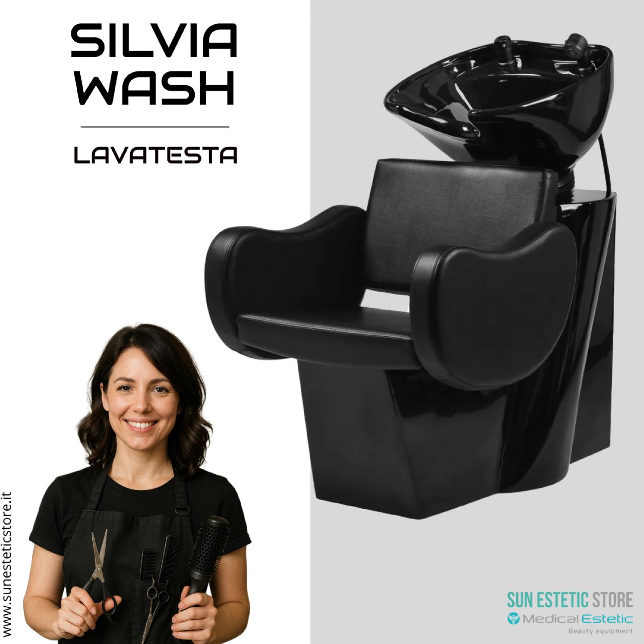 Silvia Wash lavatesta dal design moderno