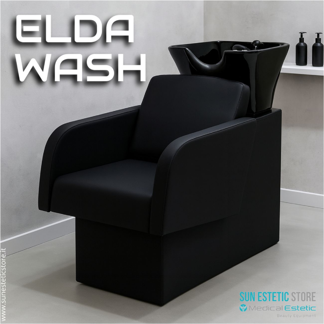 Elda Wash poltrona lavatesta dal design moderno