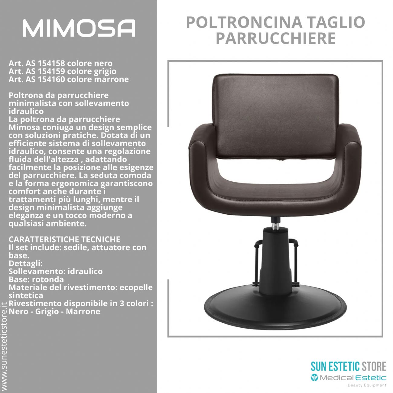 Mimosa poltroncina taglio parrucchiere