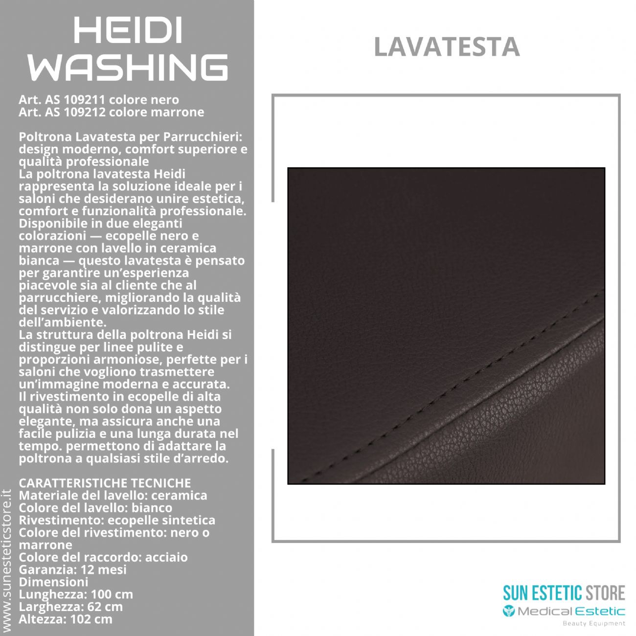 Heidi washing poltrona lavatesta