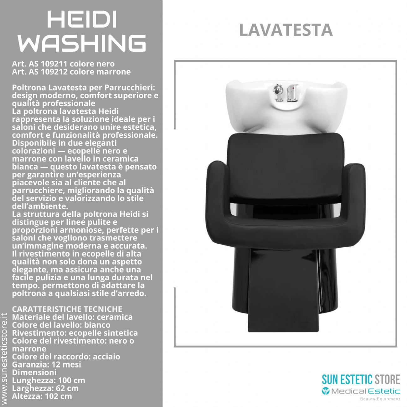 Heidi washing poltrona lavatesta