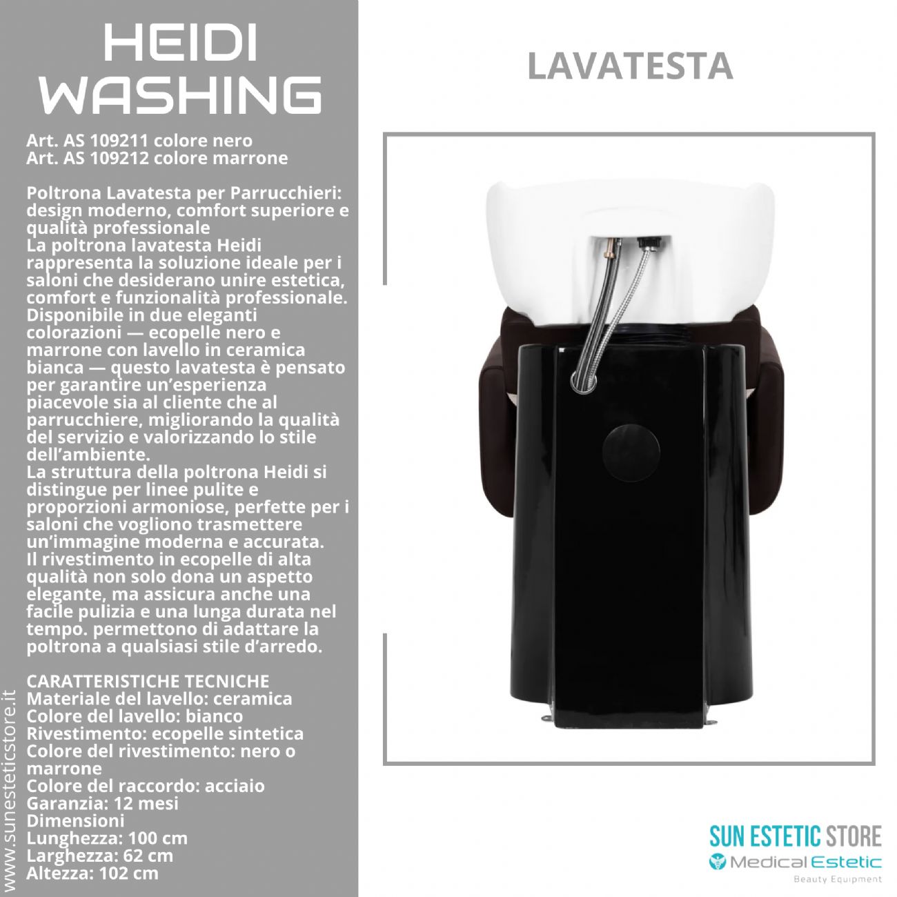 Heidi washing poltrona lavatesta