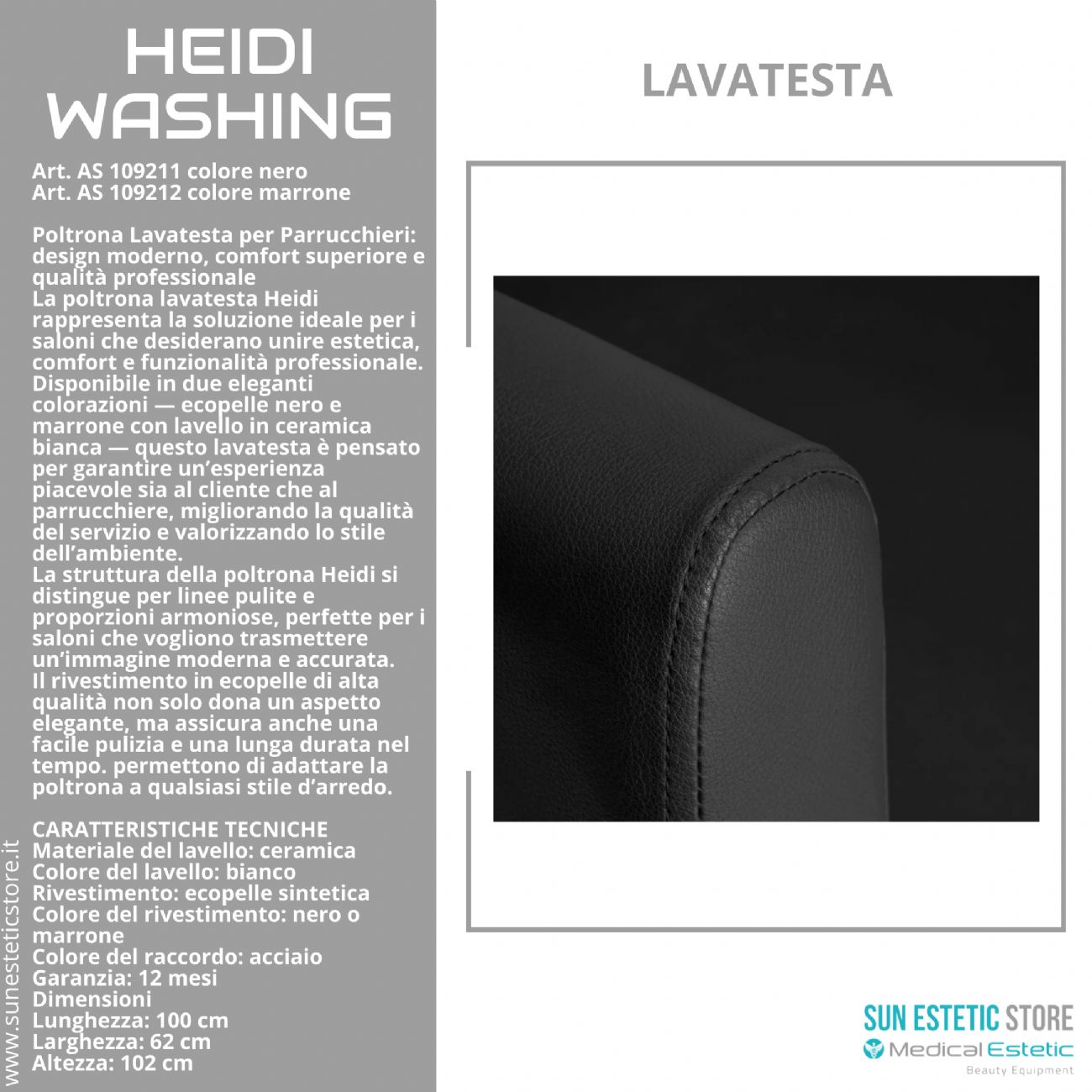 Heidi washing poltrona lavatesta