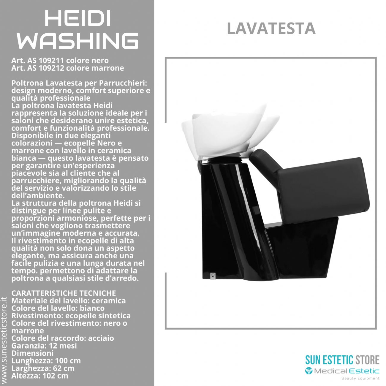 Heidi washing poltrona lavatesta