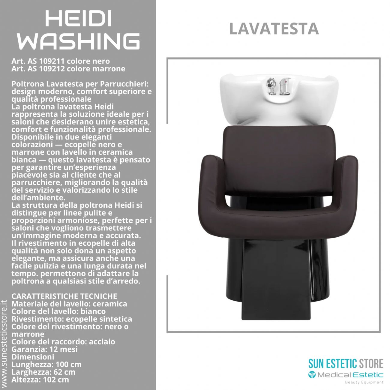 Heidi washing poltrona lavatesta