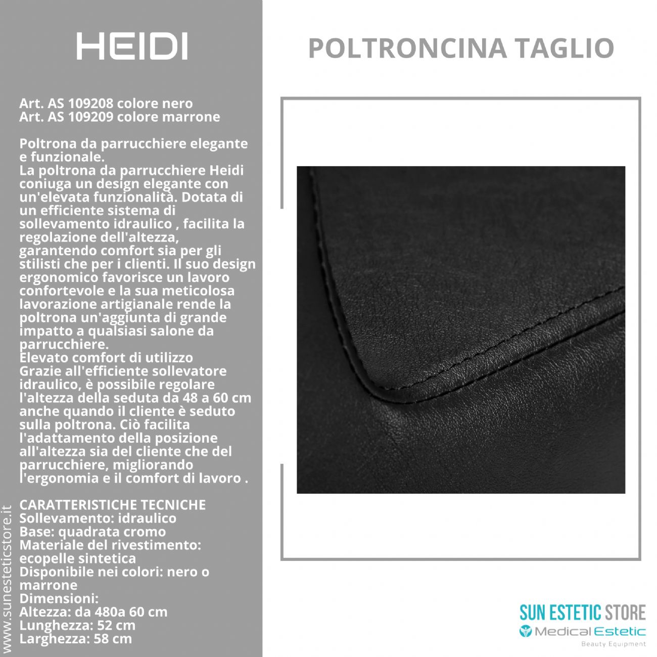 Heidi poltroncina taglio parrucchiere
