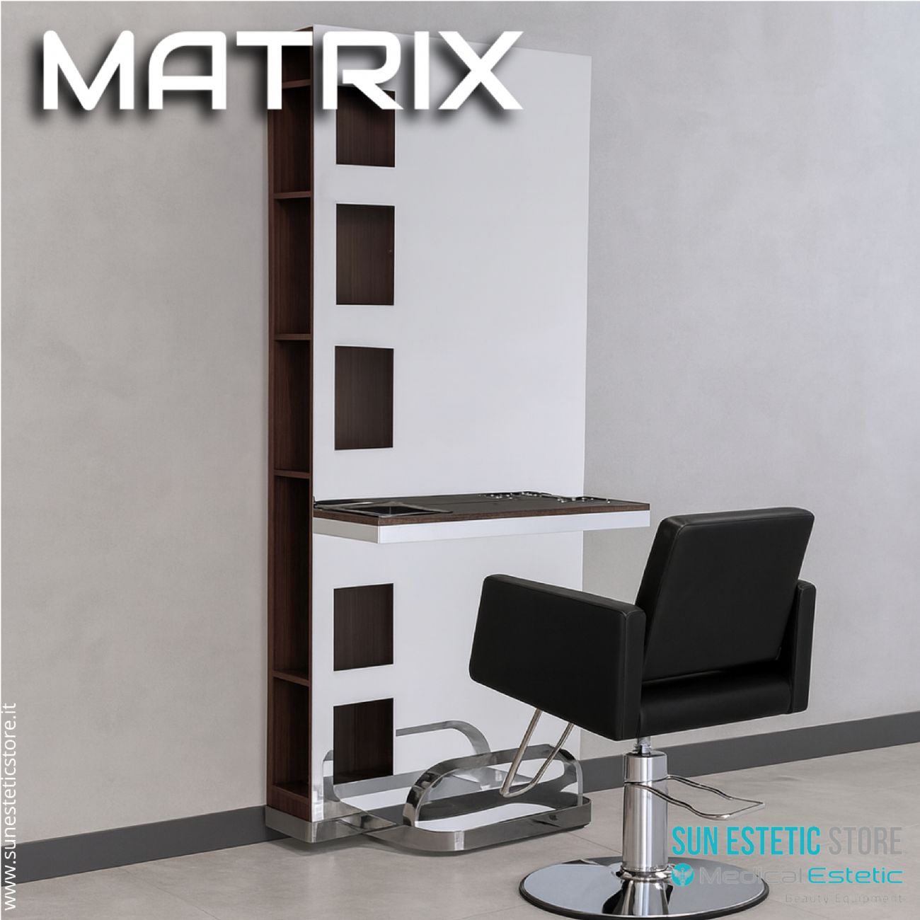 Matrix postazione lavoro parrucchiere