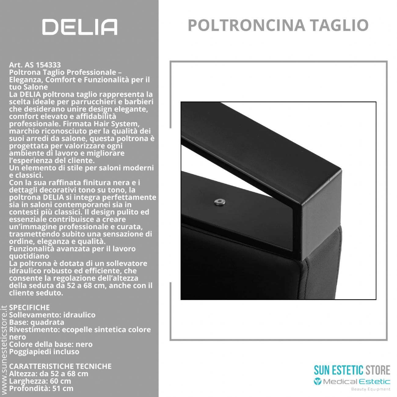 Delia poltroncina taglio parrucchiere