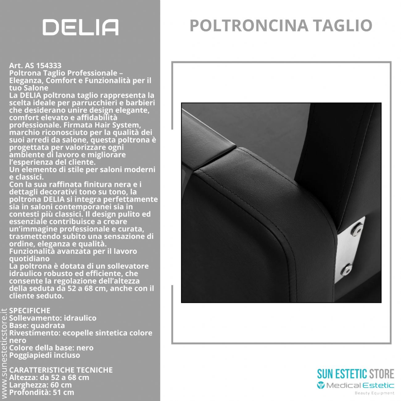 Delia poltroncina taglio parrucchiere