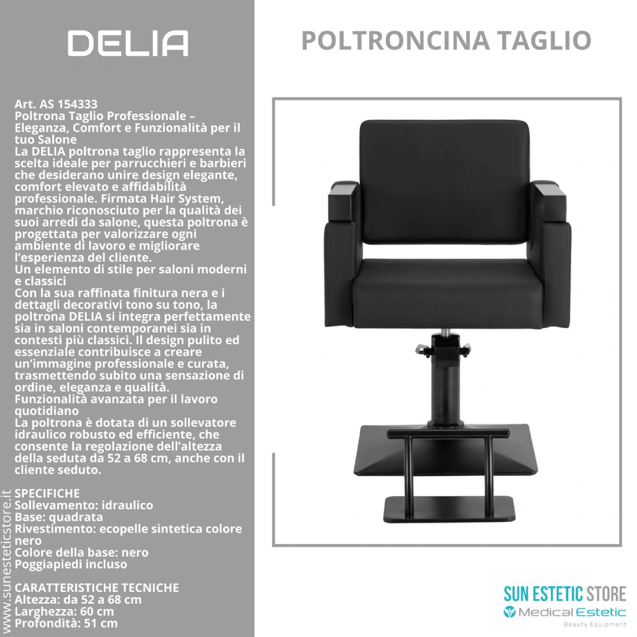 Delia poltroncina taglio parrucchiere