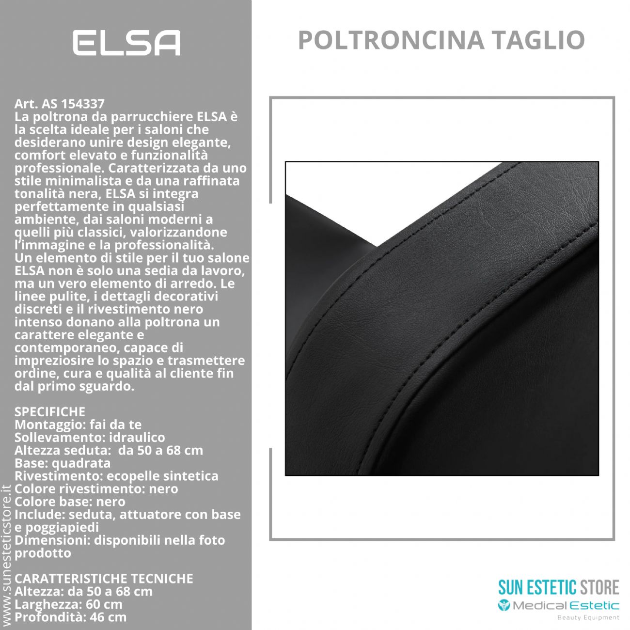 Elsa poltroncina taglio parrucchiere