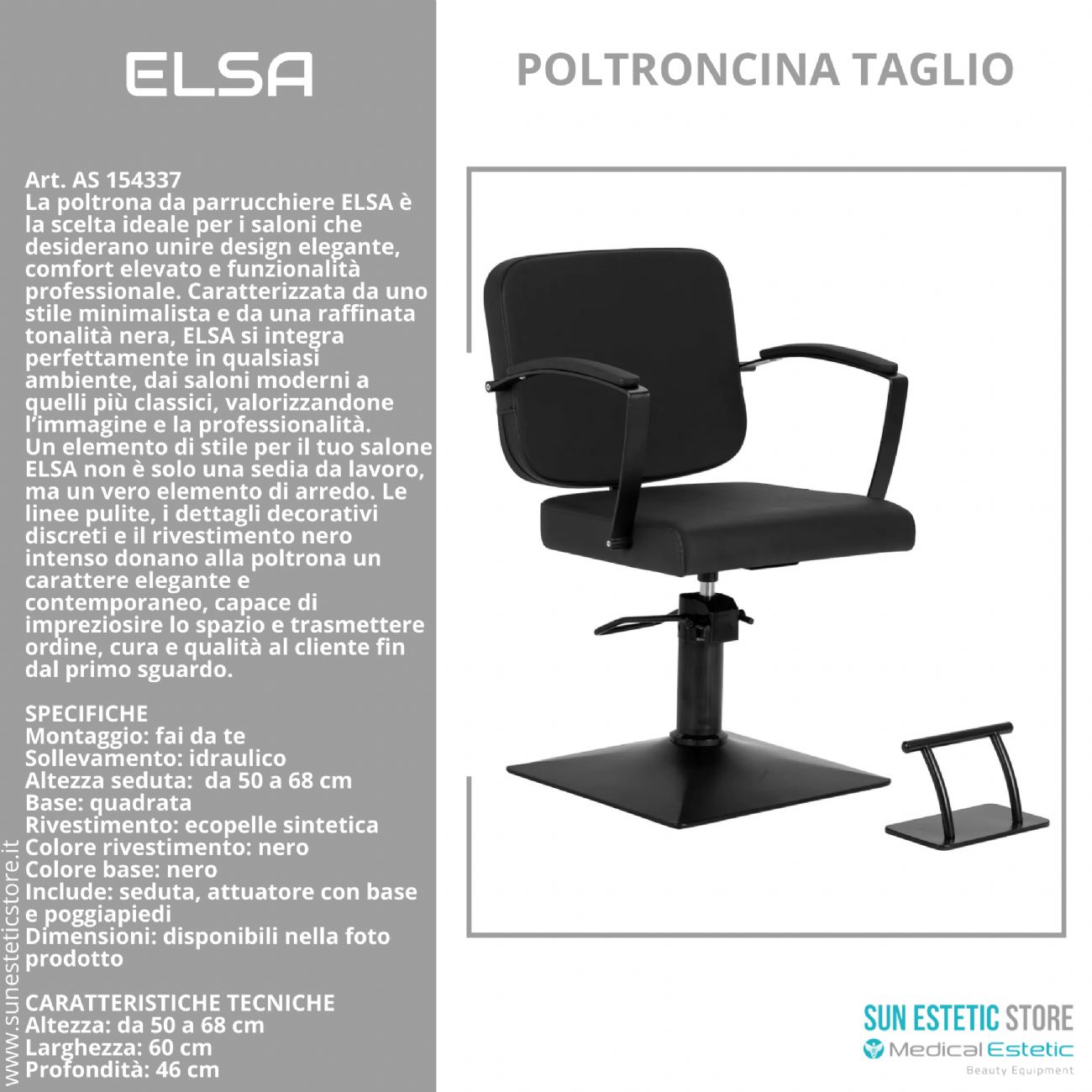 Elsa poltroncina taglio parrucchiere