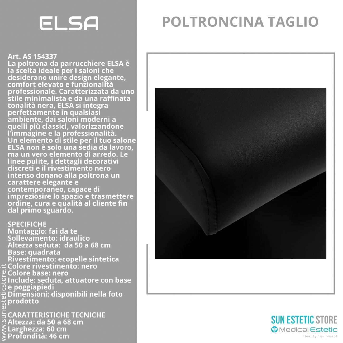 Elsa poltroncina taglio parrucchiere