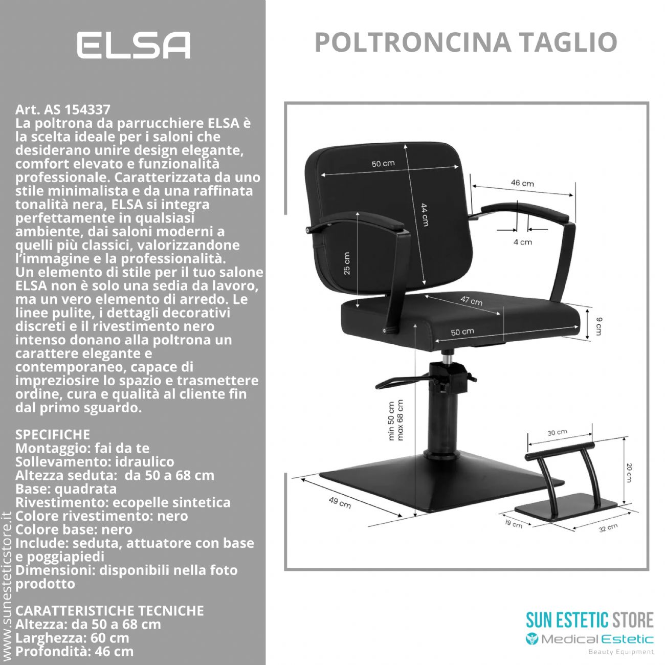 Elsa poltroncina taglio parrucchiere