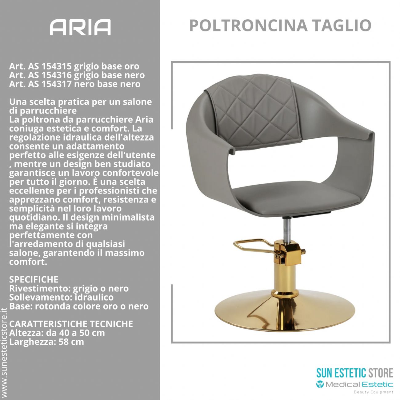 Aria poltroncina taglio parrucchiere