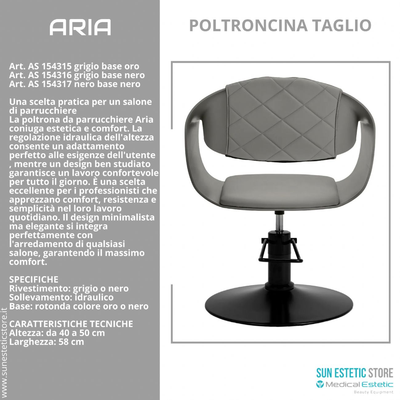Aria poltroncina taglio parrucchiere