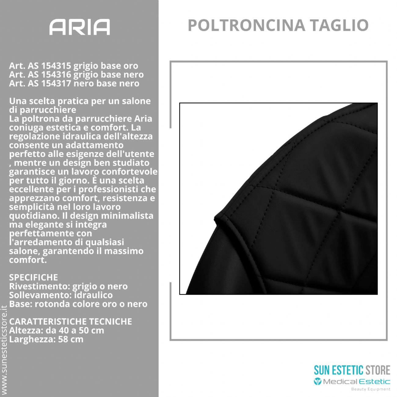 Aria poltroncina taglio parrucchiere