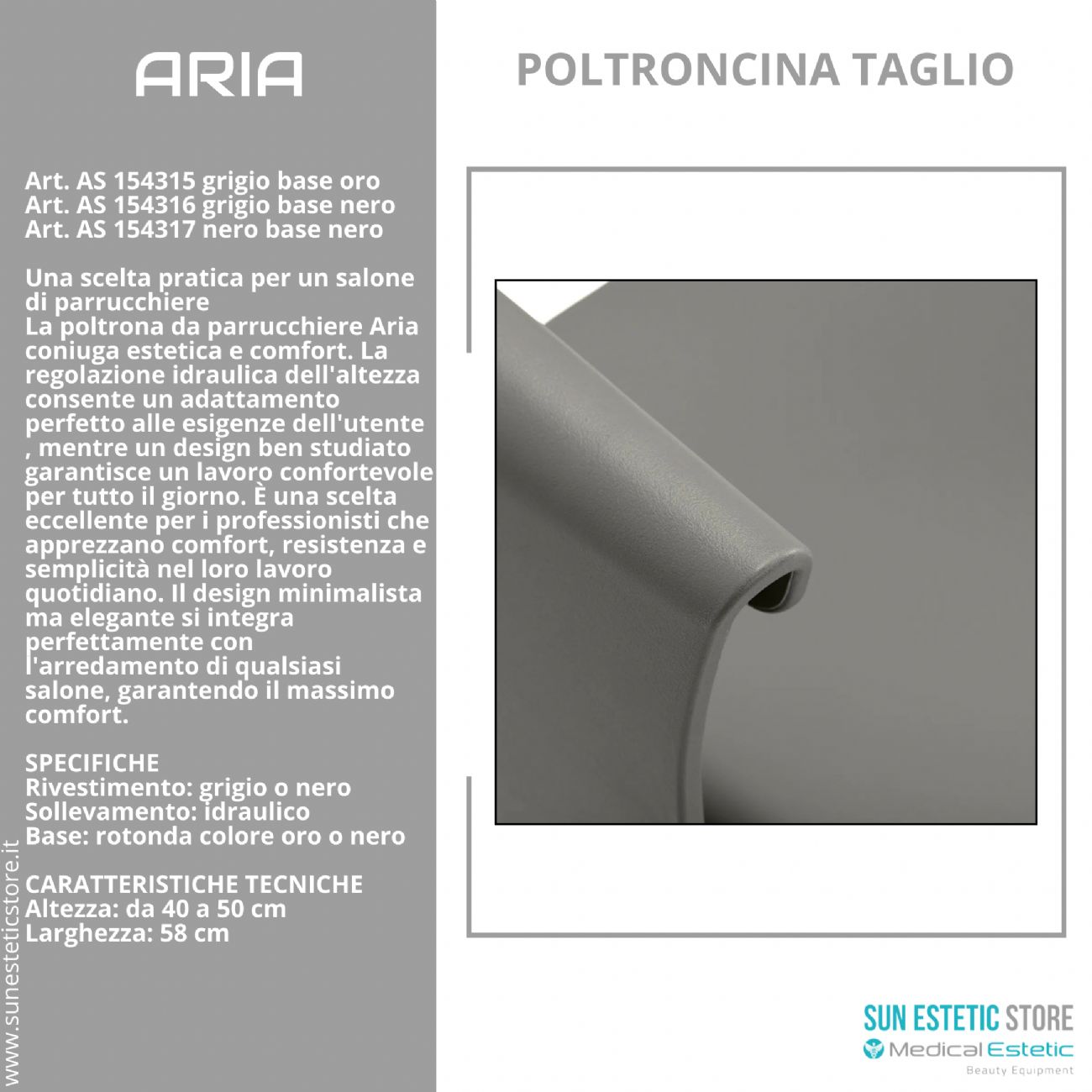 Aria poltroncina taglio parrucchiere