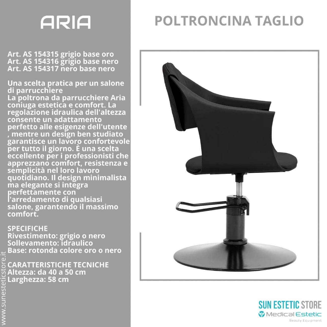 Aria poltroncina taglio parrucchiere