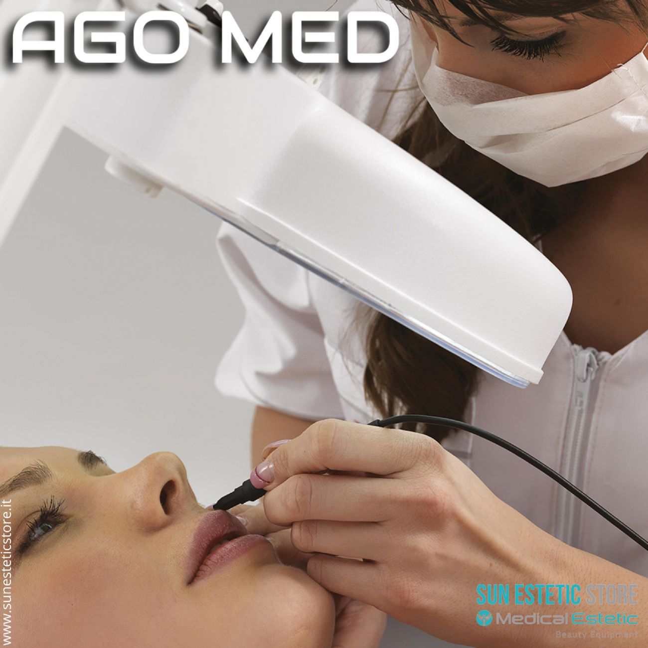 Ago Med elettropepilatore 2 in 1 ad elettrolisi con manipolo freddo