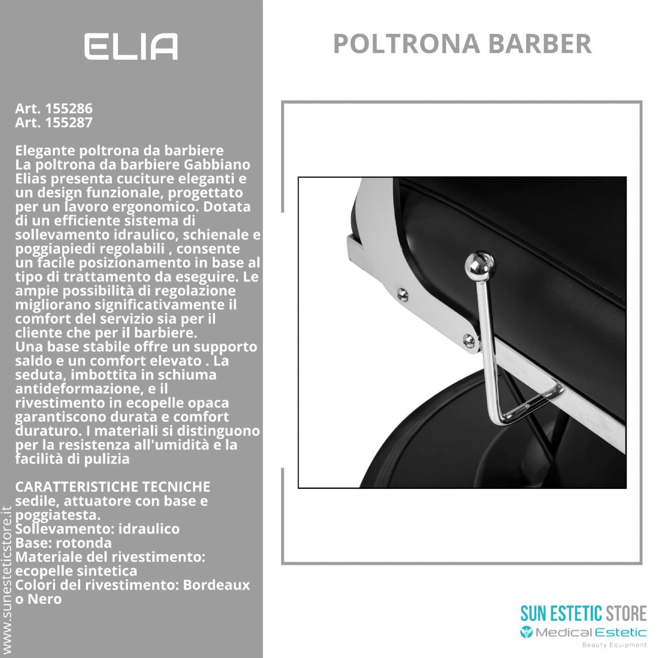 Elia Poltrona barbiere barber shop