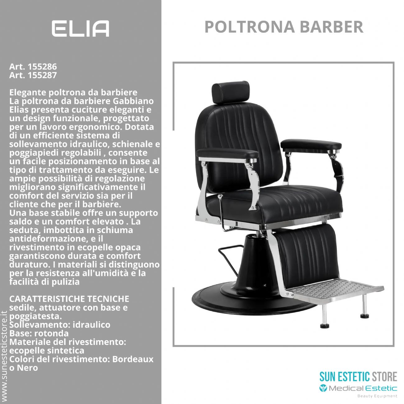 Elia Poltrona barbiere barber shop