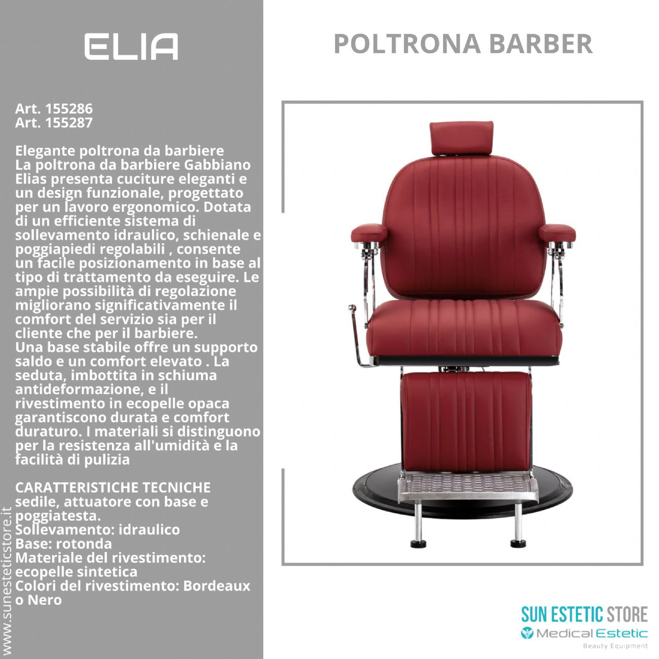 Elia Poltrona barbiere barber shop