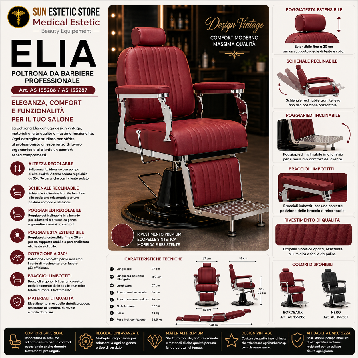 Elia Poltrona barbiere barber shop