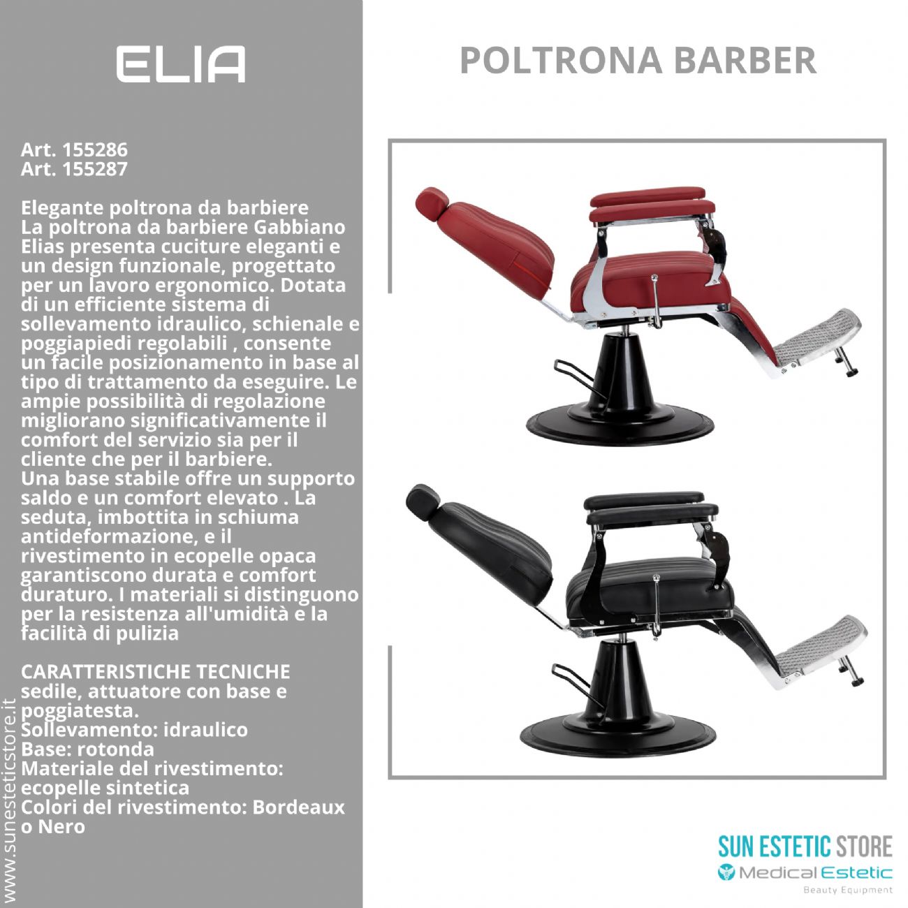 Elia Poltrona barbiere barber shop