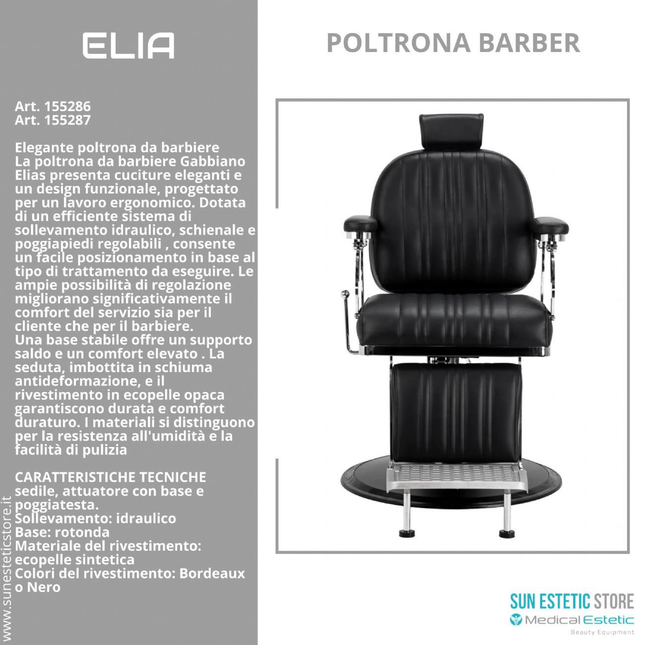 Elia Poltrona barbiere barber shop