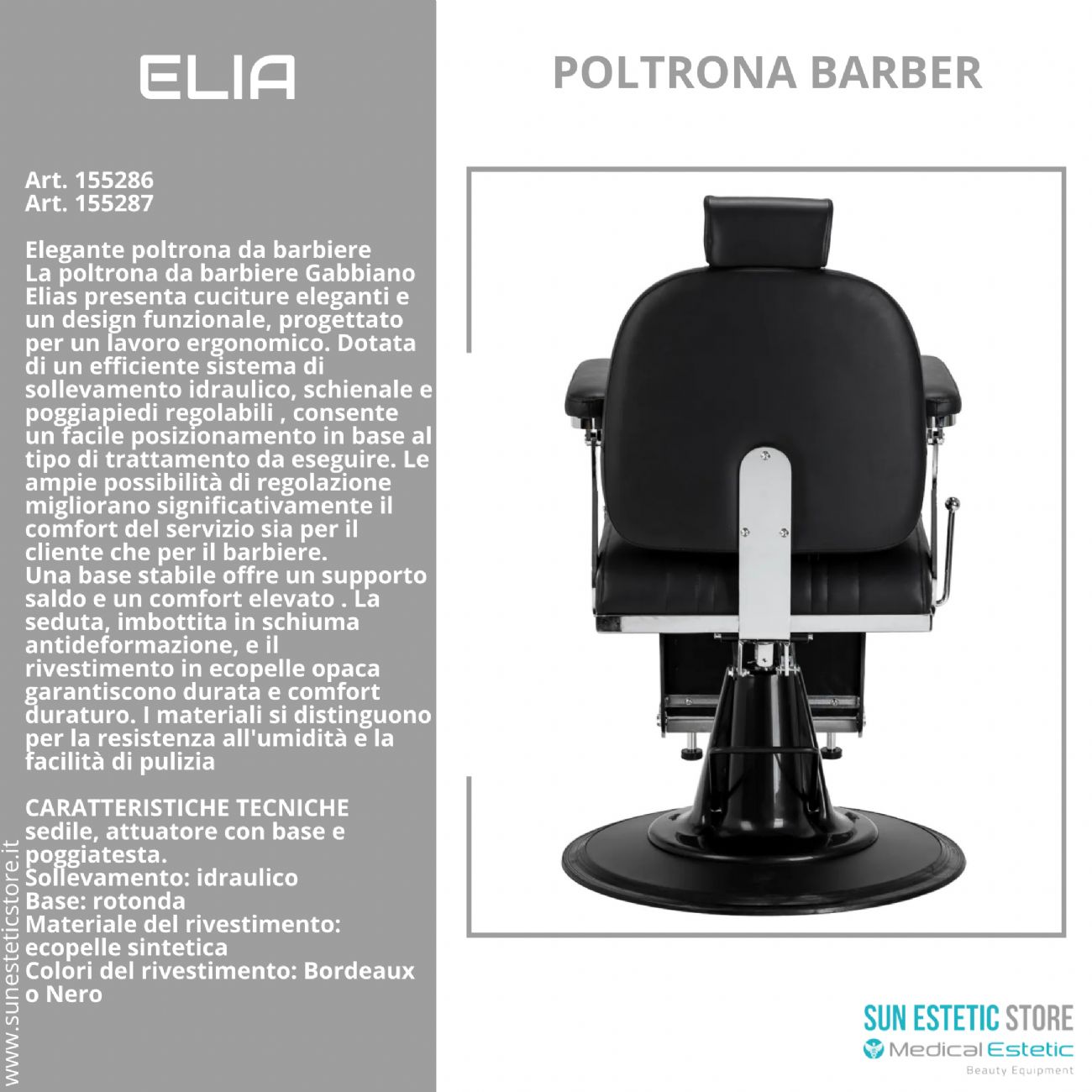 Elia Poltrona barbiere barber shop