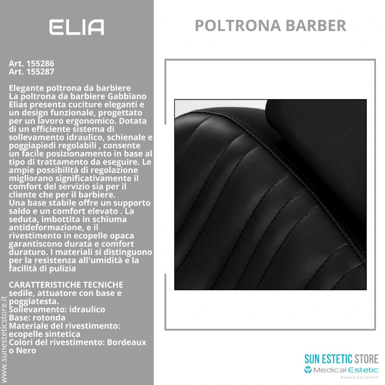 Elia Poltrona barbiere barber shop