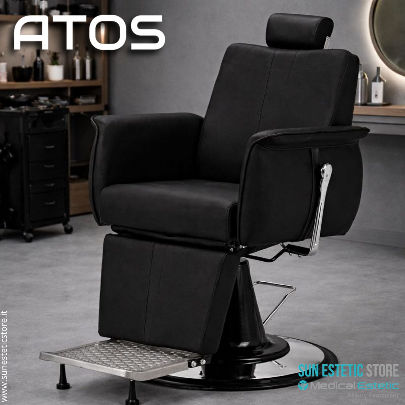 Atos poltrona parrucchiere barbiere barber shop