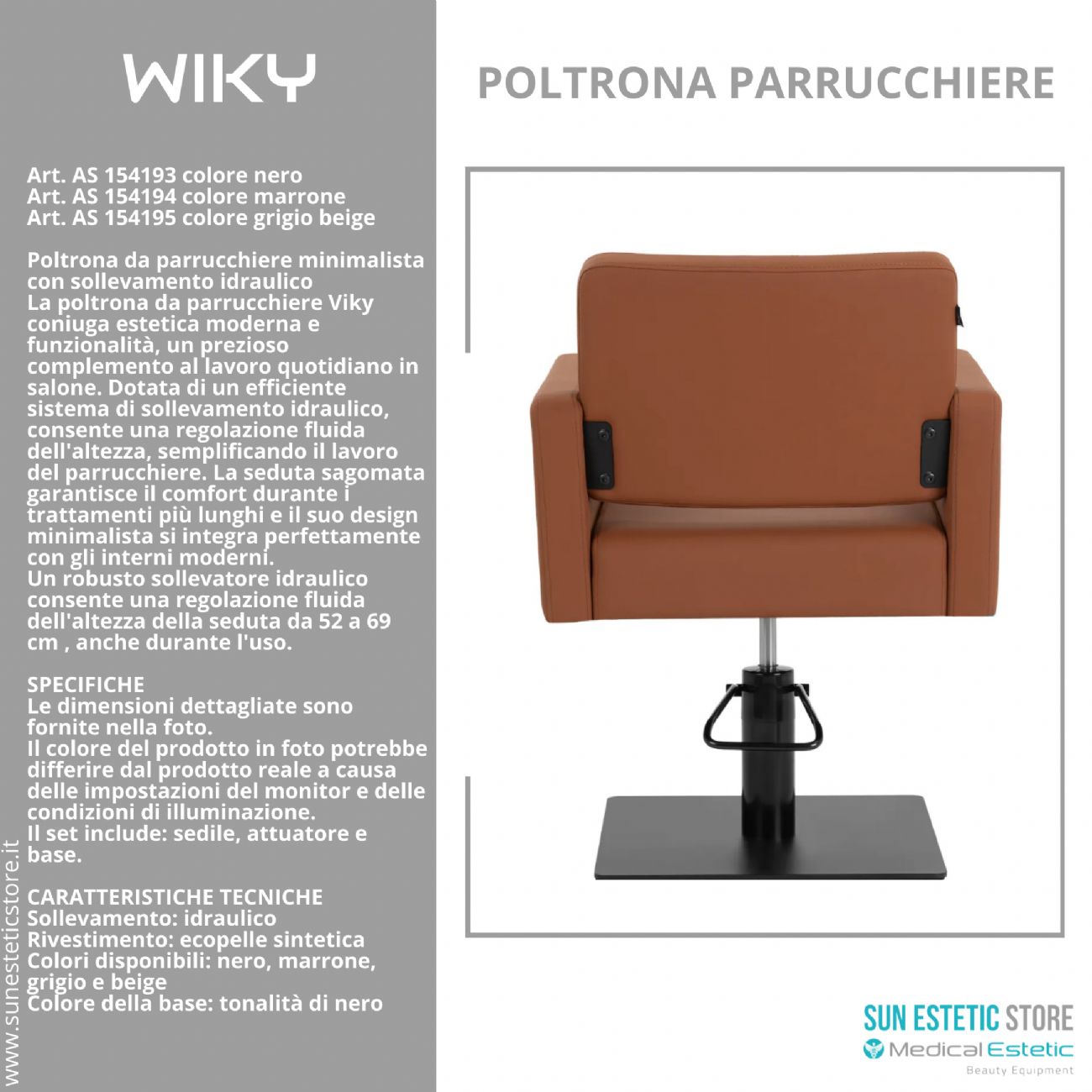 Wiky poltroncina taglio parrucchiere