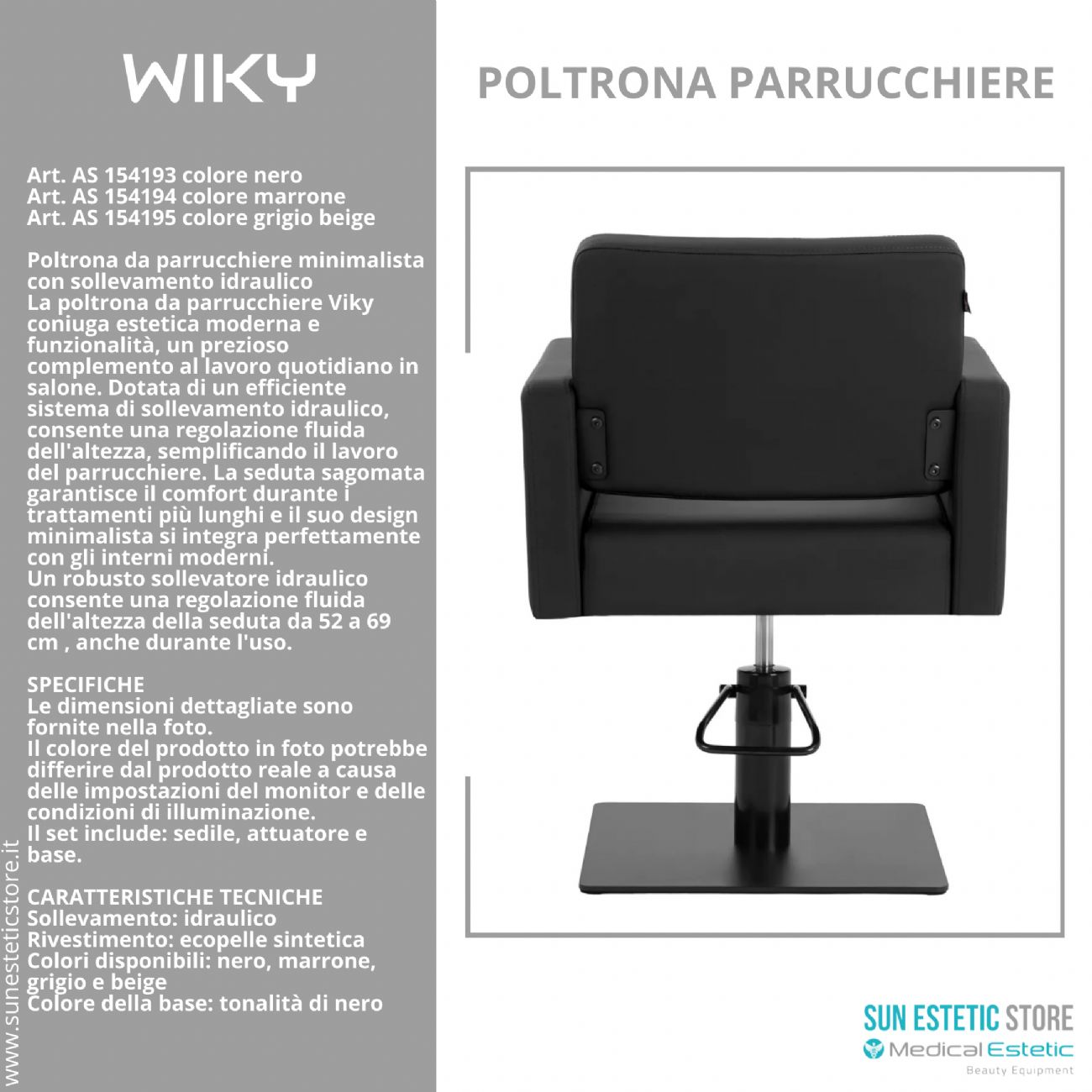 Wiky poltroncina taglio parrucchiere