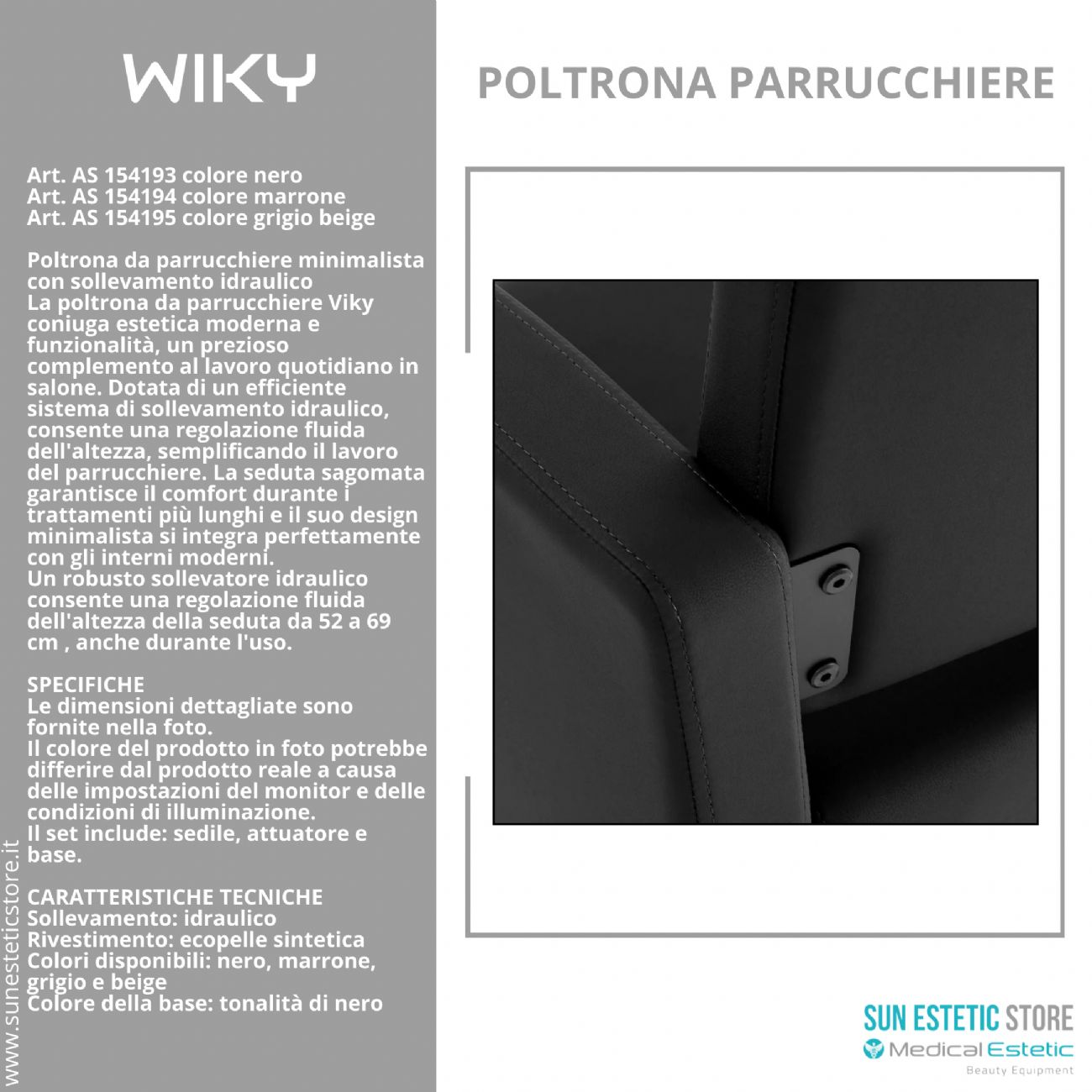Wiky poltroncina taglio parrucchiere