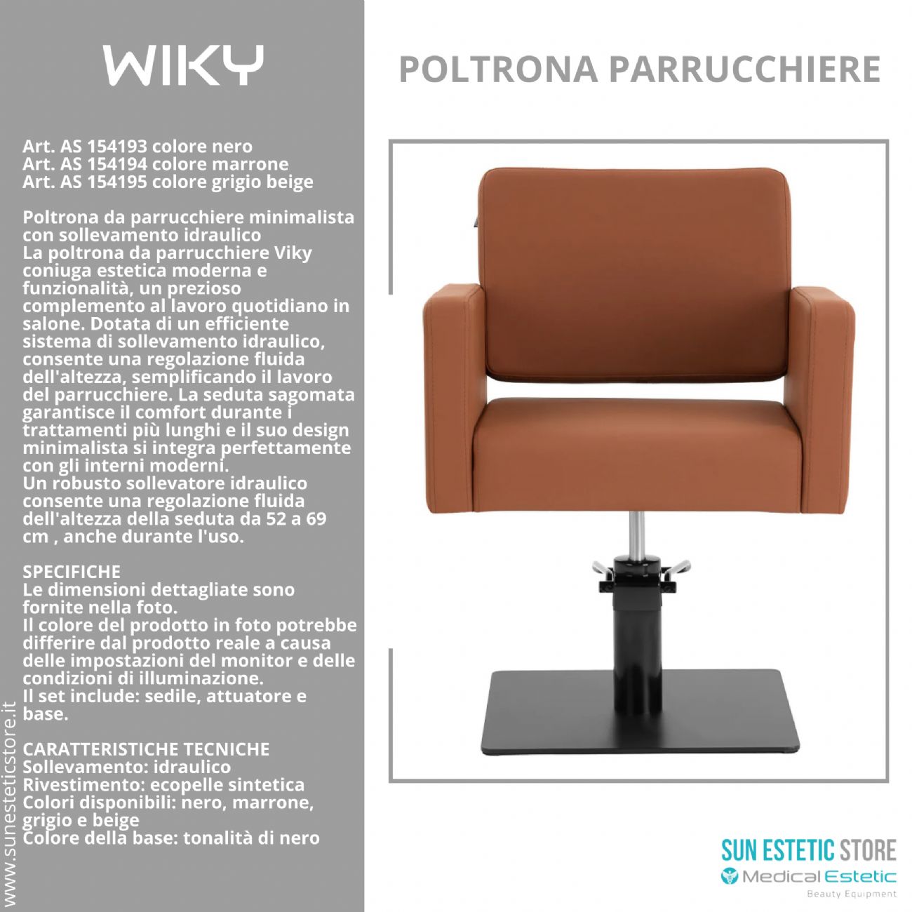 Wiky poltroncina taglio parrucchiere