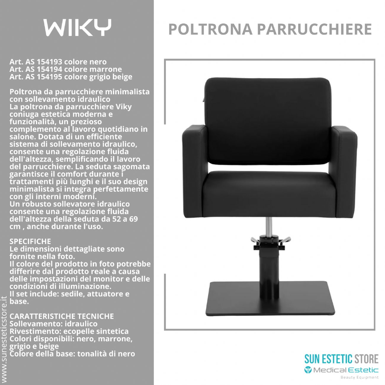Wiky poltroncina taglio parrucchiere