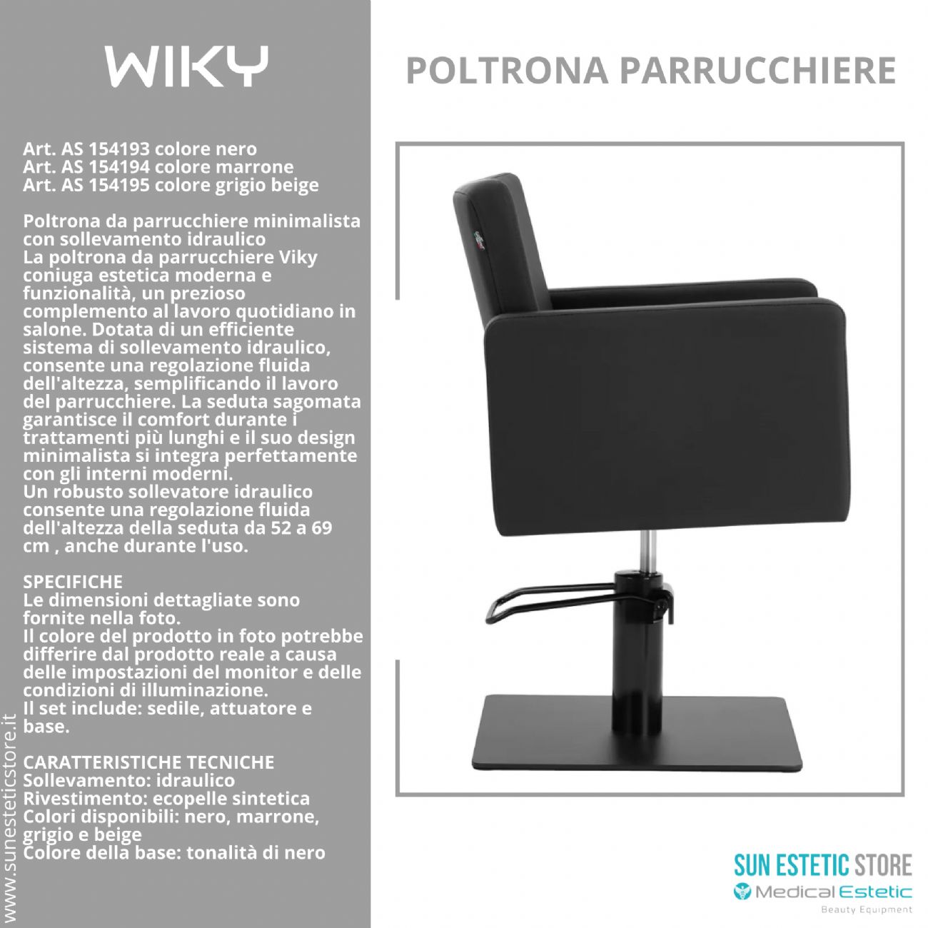 Wiky poltroncina taglio parrucchiere