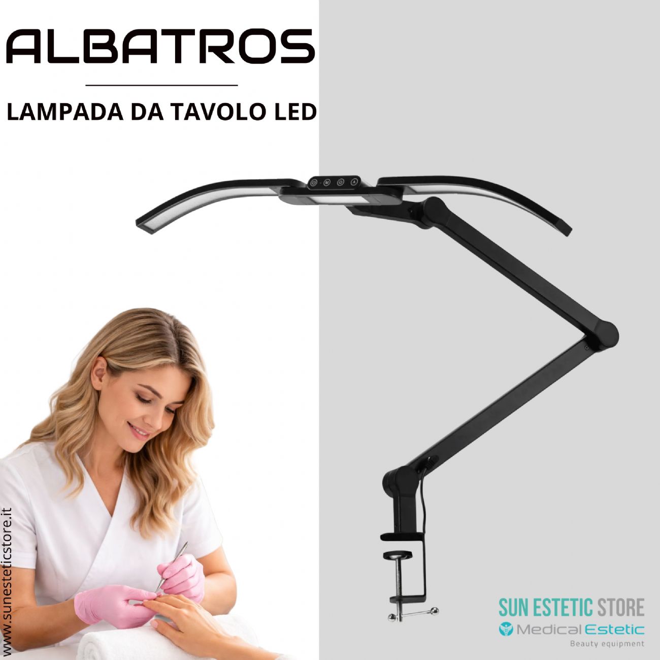 Albatros lampada Led da tavolo manicure nails