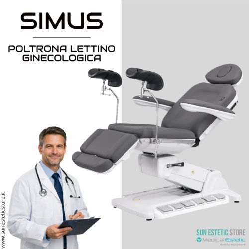 Simus poltrona lettino ginecologica 4 motori