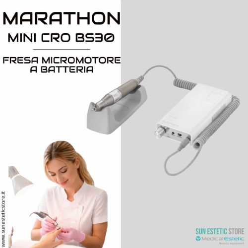 Marathon Mini Cro BS30 fresa micromotore a batteria