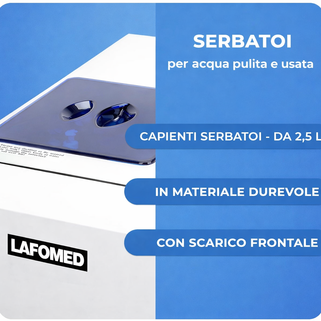 Lafomed LFSS08AD autoclave 8 lt sterilizzazione classe B