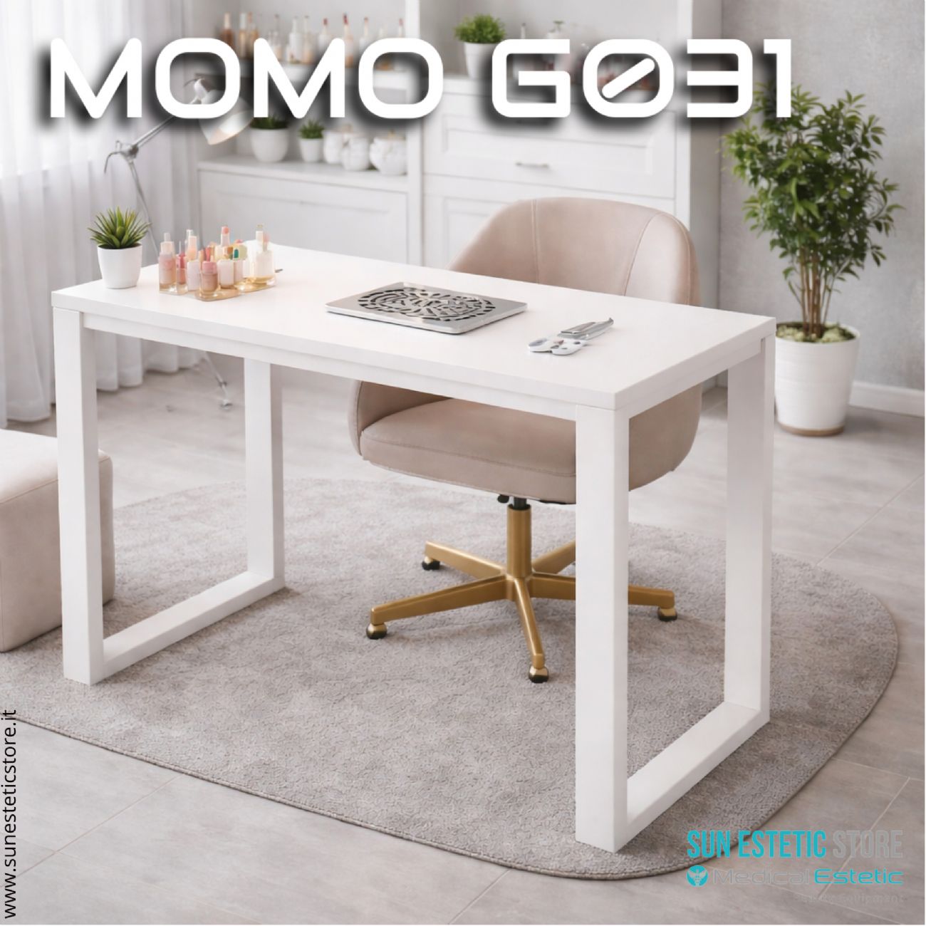 Momo G031 tavolo manicure con aspiratore