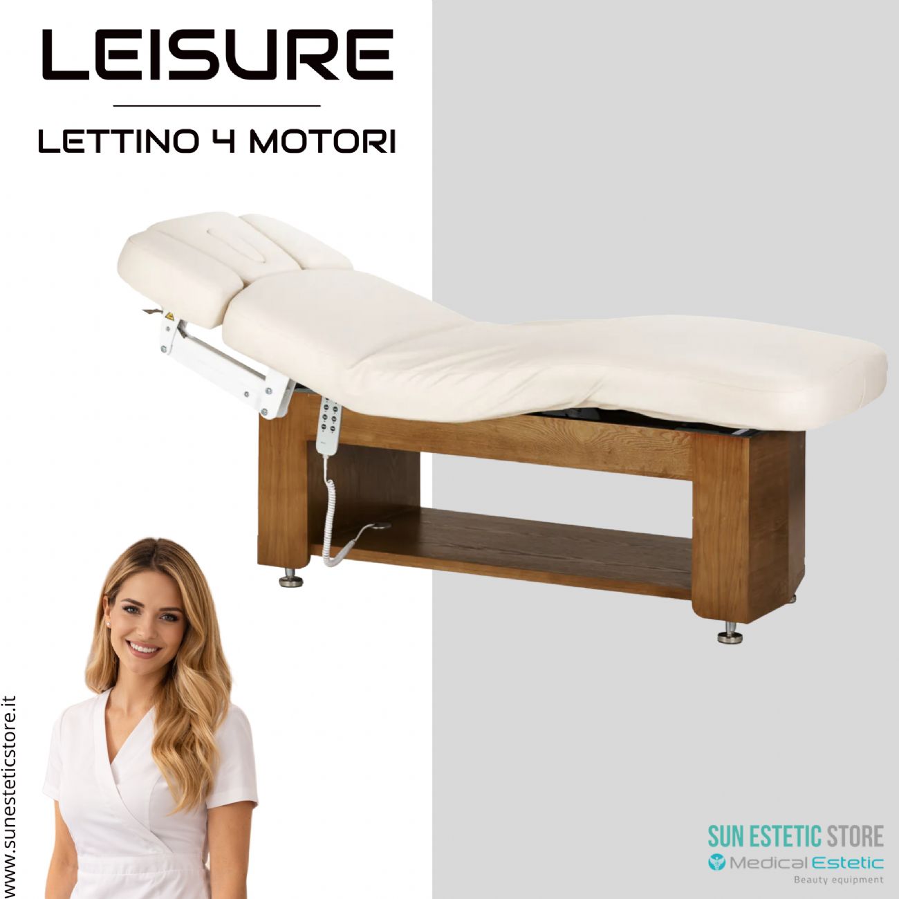 Leisure lettino massaggio spa 4 motori